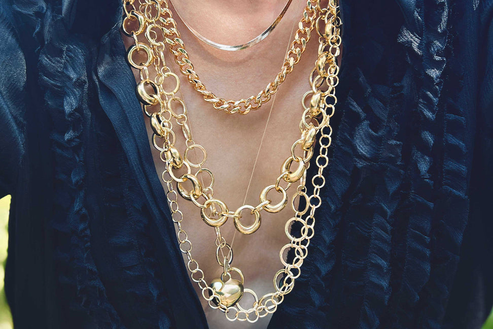 Guide to Layering  |  Chain Necklaces