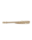 1/2" RING BELT in Beige Napa skinny belt Kendall Conrad   