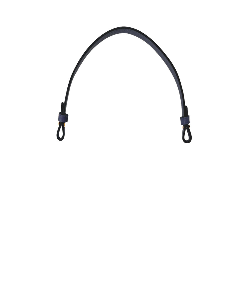 MINI SHOULDER STRAP in Navy Napa bag strap Kendall Conrad   