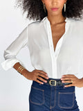 1" RING BELT in Sienna Napa leather belt Kendall Conrad   