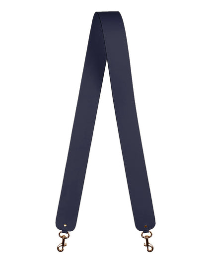 2"  SWIVEL CROSSBODY STRAP in Navy Napa bag strap Kendall Conrad   