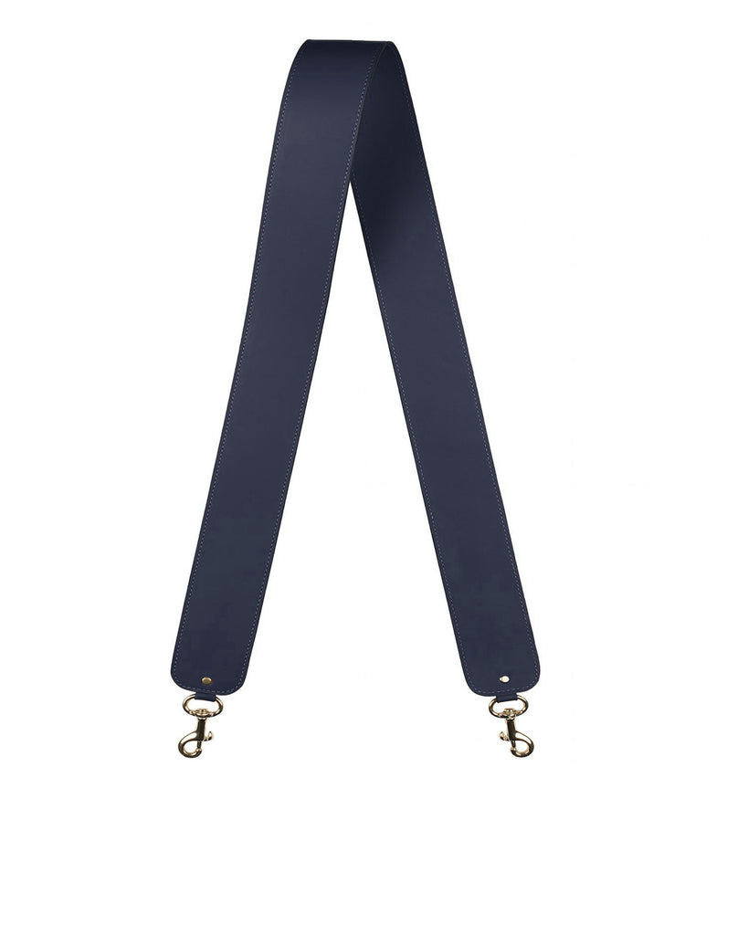 2"  SWIVEL SHOULDER STRAP in Navy Napa bag strap Kendall Conrad   