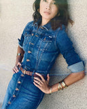 3/4" RING BELT in Umber Napa leather belt Kendall Conrad   