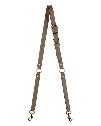 3/4"  SWIVEL CROSSBODY STRAP in Funghi Napa bag strap Kendall Conrad   