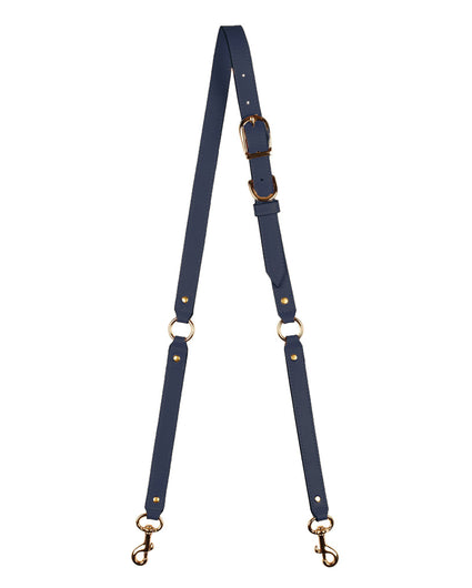 3/4"  SWIVEL CROSSBODY STRAP in Navy Napa bag strap Kendall Conrad   