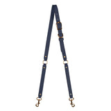 3/4"  SWIVEL CROSSBODY STRAP in Navy Napa bag strap Kendall Conrad   