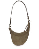 BOTITA CROSSBODY BAG in Funghi Suede crossbody bag Kendall Conrad   