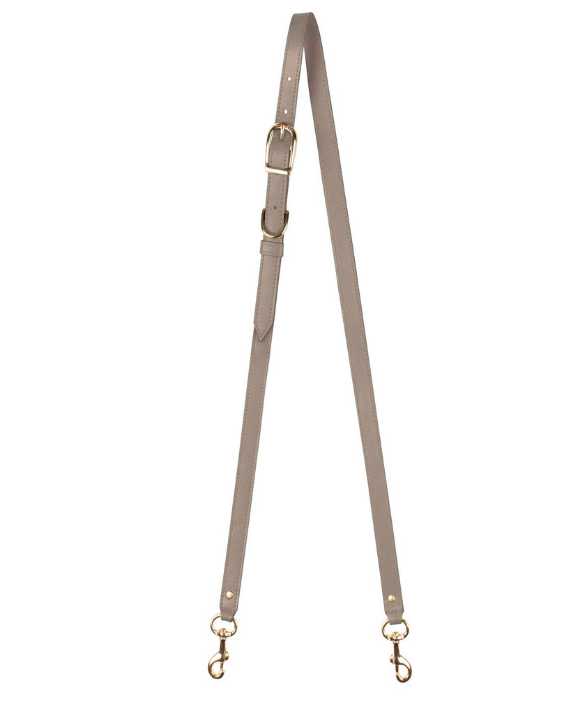 1/2"  SWIVEL CROSSBODY STRAP in Beige Napa bag strap Kendall Conrad   