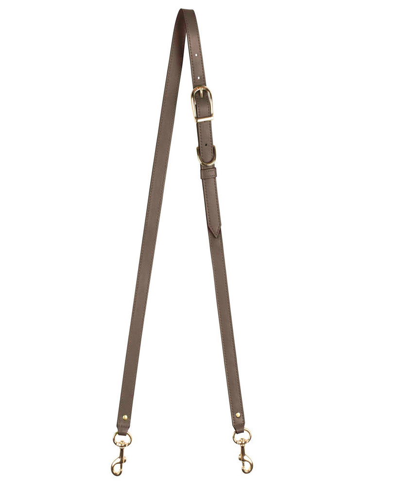 1/2"  SWIVEL CROSSBODY STRAP in Funghi Napa bag strap Kendall Conrad   