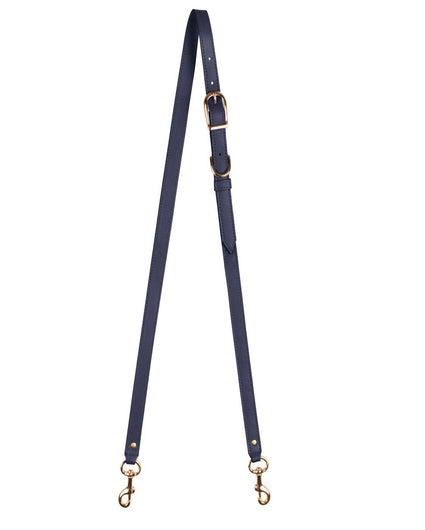 1/2"  SWIVEL CROSSBODY STRAP in Navy Napa bag strap Kendall Conrad   