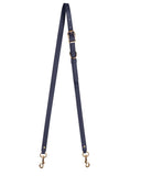 1/2"  SWIVEL CROSSBODY STRAP in Navy Napa bag strap Kendall Conrad   