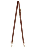 1/2"  SWIVEL CROSSBODY STRAP in Sienna Napa bag strap Kendall Conrad   