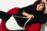 BOTITA CROSSBODY BAG in Black Suede crossbody bag Kendall Conrad   