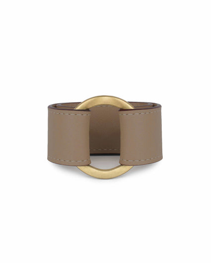 MAJA II CUFF in Funghi Napa leather bracelet Kendall Conrad   