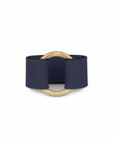 MAJA II CUFF in Navy Napa leather bracelet Kendall Conrad   