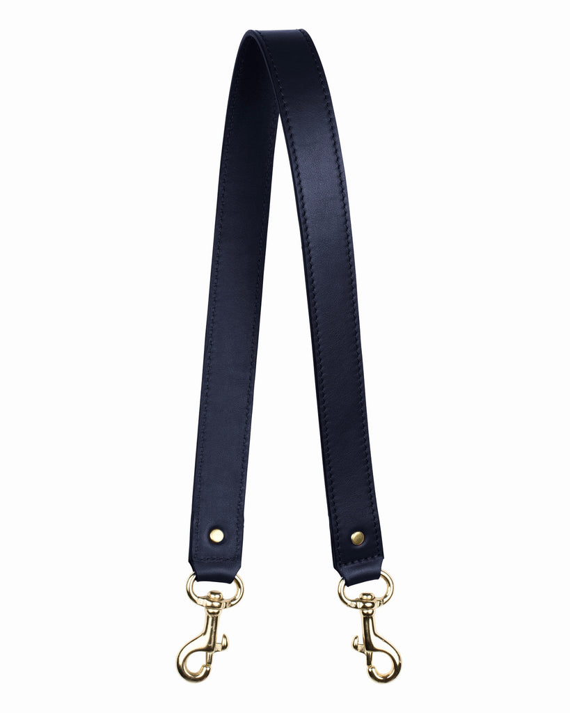 1"  SWIVEL SHOULDER STRAP in Navy Napa bag strap Kendall Conrad   