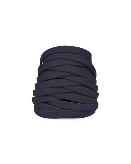 VAQUERA CUFF in Navy Napa leather bracelet Kendall Conrad   