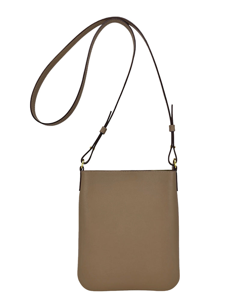 BOLERO II CROSSBODY in Funghi Napa leather bag, Kendall Conrad   