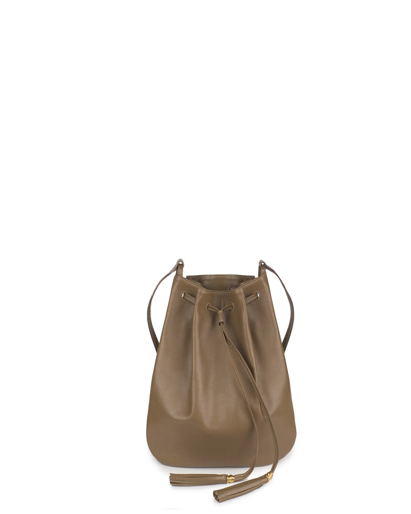 BONITA I DRAWSTRING CROSSBODY BAG in Funghi Napa small bag Kendall Conrad   