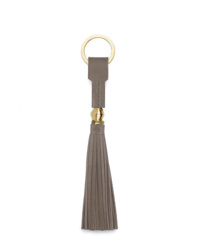 BORLITA KEY CHAIN in Funghi Napa Leather leather keychain Kendall Conrad   