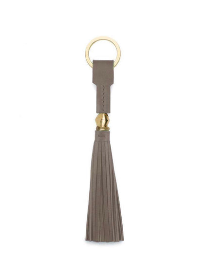 BORLITA KEY CHAIN in Funghi Napa Leather leather keychain Kendall Conrad   