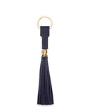 BORLITA KEY CHAIN in Navy Napa Leather leather keychain Kendall Conrad   