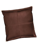 ALMOHADA in Brown Latigo leather pillow Kendall Conrad   
