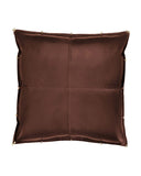 ALMOHADA in Brown Latigo leather pillow Kendall Conrad   