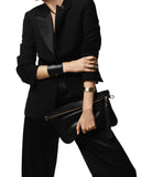 CAGANCHO CUFF in White Napa leather cuff Kendall Conrad   