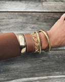 CAMEROON CHAIN CUFF leather cuff Kendall Conrad   