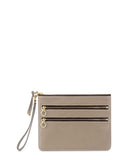 COCO ZIP CASE in Beige Napa leather case Kendall Conrad   