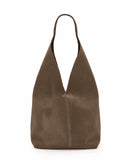 DELFINA HOBO BAG in Funghi Suede hobo bag Kendall Conrad   