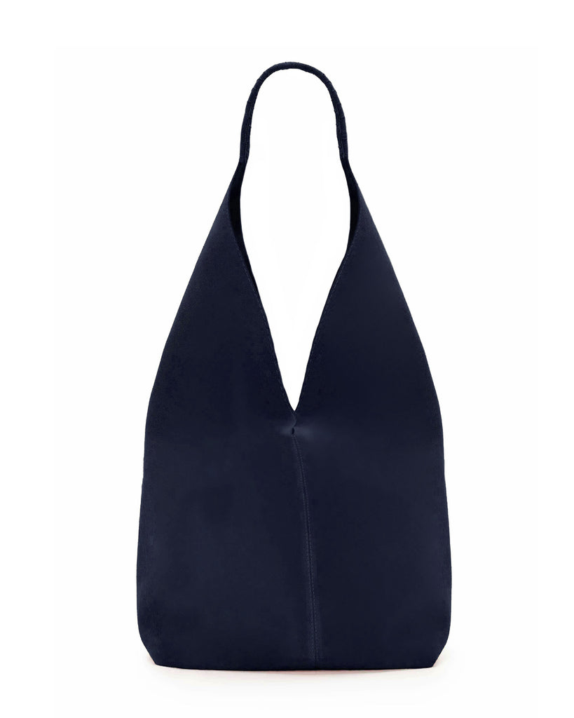 DELFINA HOBO BAG in Navy Suede hobo bag Kendall Conrad   