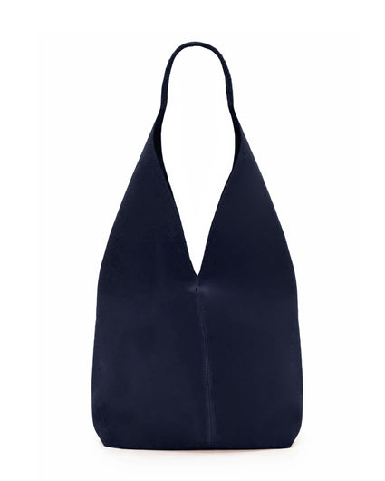 DELFINA HOBO BAG in Navy Suede hobo bag Kendall Conrad   