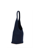 DELFINA MEDIUM HOBO BAG in Navy Suede medium hobo bag Kendall Conrad   