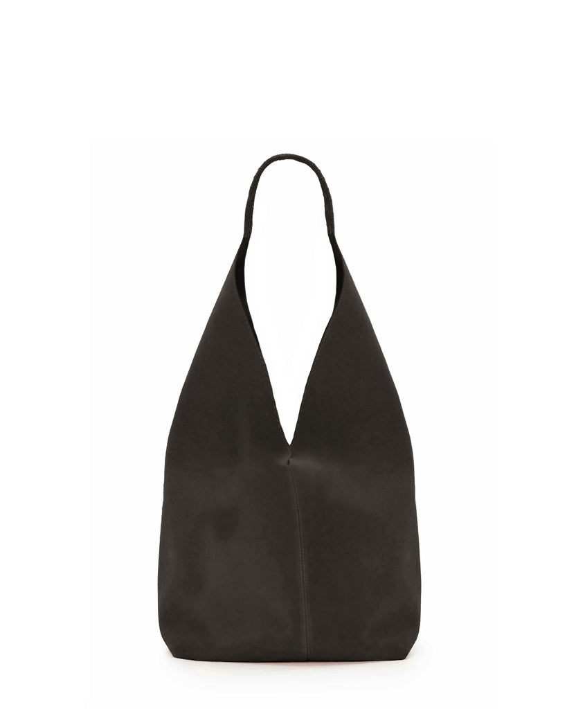 DELFINA MEDIUM HOBO BAG in Smoke Nubuck medium hobo bag Kendall Conrad   