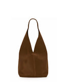 DELFINA MEDIUM HOBO BAG in Sienna Suede medium hobo bag Kendall Conrad   