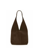 DELFINA MEDIUM HOBO BAG in Umber Suede medium hobo bag Kendall Conrad   
