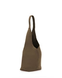 DELFINA MEDIUM HOBO BAG in Funghi Suede medium hobo bag Kendall Conrad   