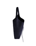 DELFINITA MINI HOBO BAG in Navy Suede small leather hobo bag Kendall Conrad   