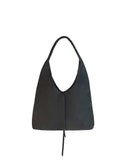 DELFINITA MINI HOBO BAG in Smoke Nubuck small leather hobo bag Kendall Conrad   