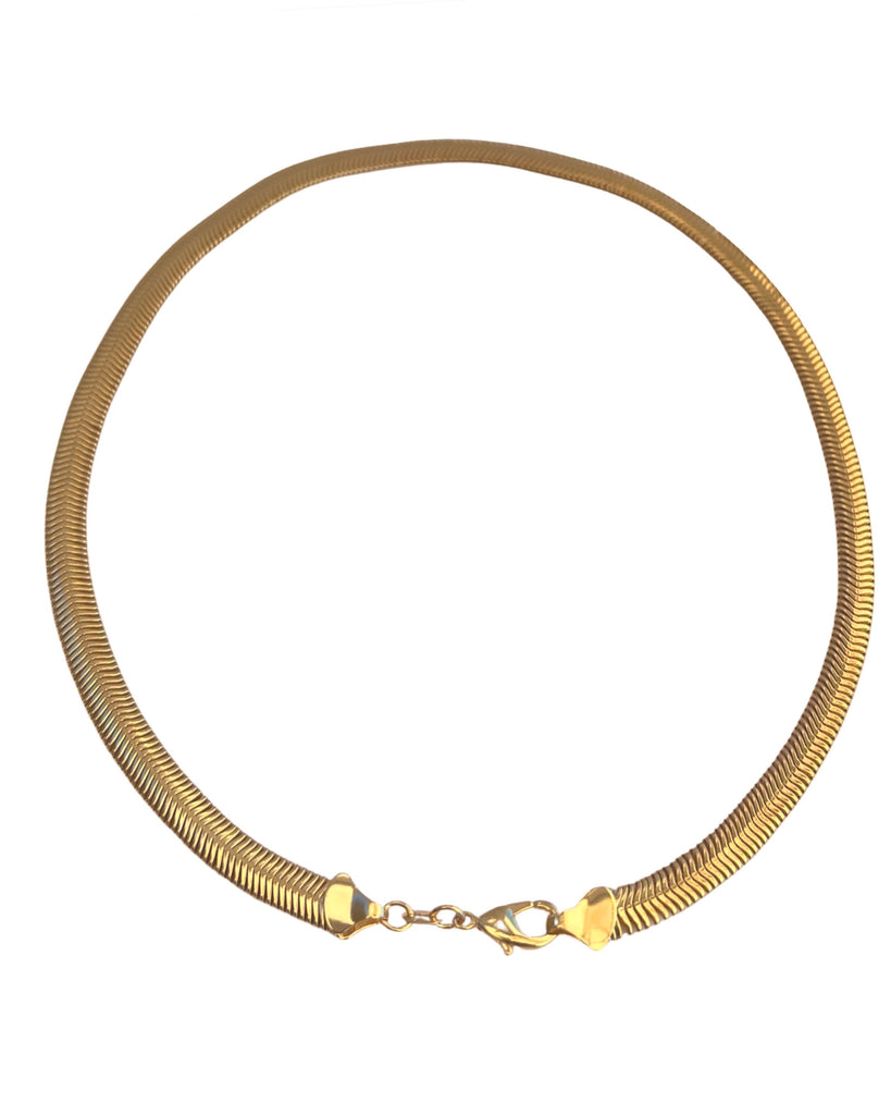 THICK DISCO SNAKE CHAIN NECKLACE necklace Kendall Conrad   