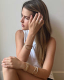 ROUNDED FLEX BANGLE bangle, bracelet, Kendall Conrad   