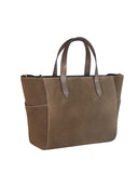 GAEL CROSSBODY BAG in Funghi Suede small crossbody bag Kendall Conrad   