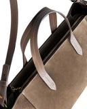 GAEL CROSSBODY BAG in Funghi Suede small crossbody bag Kendall Conrad   