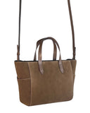 GAEL CROSSBODY BAG in Funghi Suede small crossbody bag Kendall Conrad   