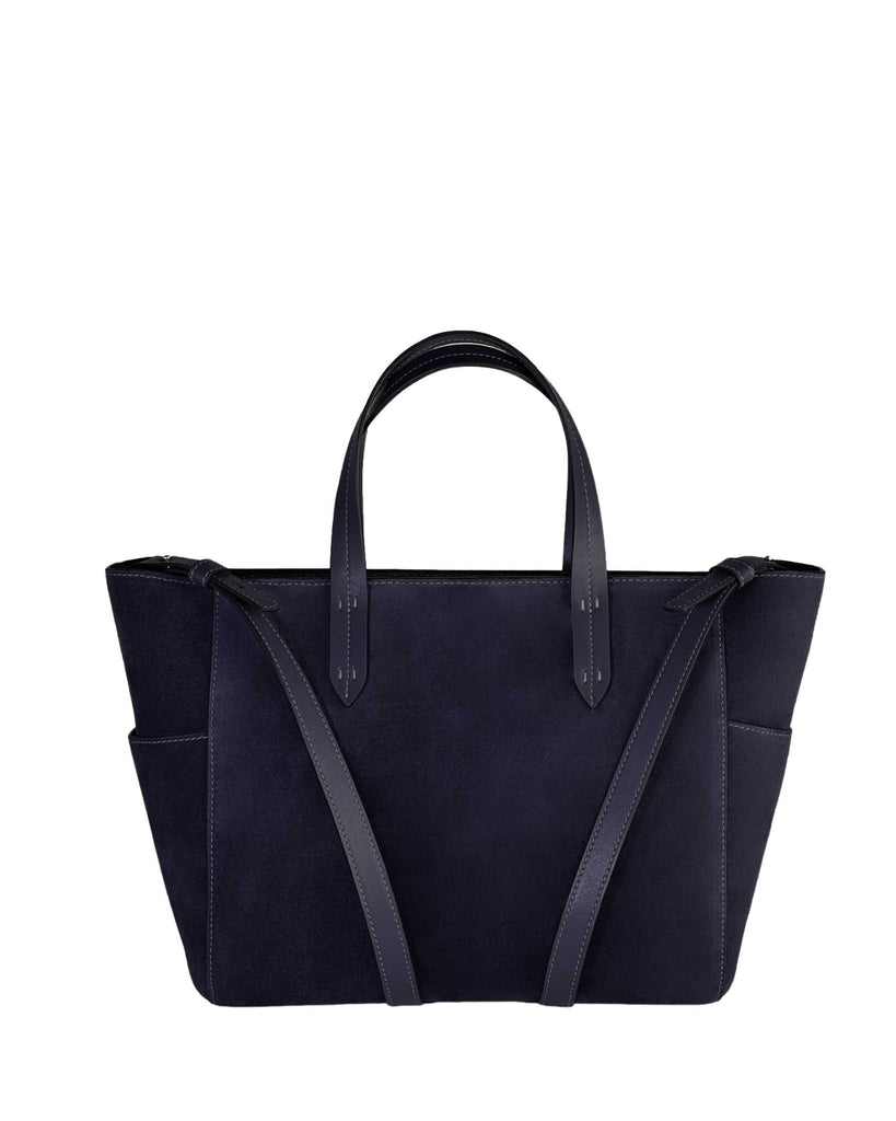 GAEL CROSSBODY BAG in Navy Suede small crossbody bag Kendall Conrad   