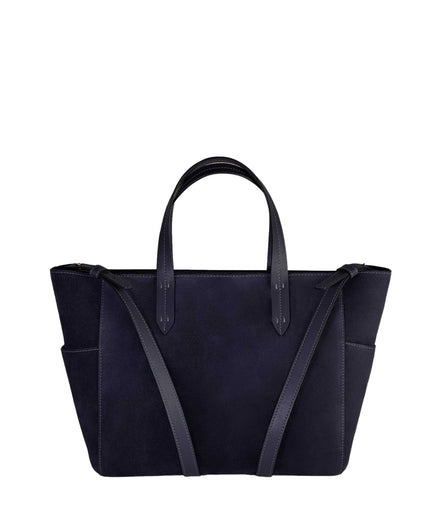 GAEL CROSSBODY BAG in Navy Suede small crossbody bag Kendall Conrad   