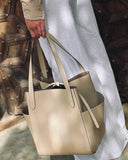 GAEL TOTE BAG in Smoke Nubuck tote bag Kendall Conrad   