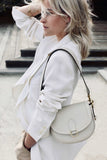 GITANA V SADDLEBAG in Sienna Napa small leather bag Kendall Conrad   